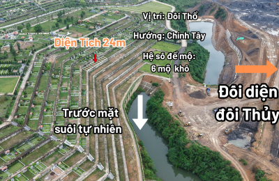 Bán đất nghĩa trang đẹp tại Lạc Hồng Viên, Quốc lộ 6, Mông Hóa, Hòa Bình, 744 triệu, 24 m2